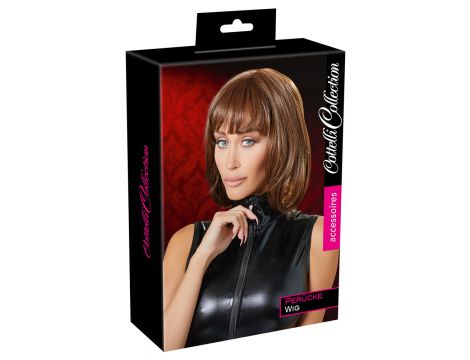 Peruka bob brązowa Cottelli ACCESSOIRES 28 cm