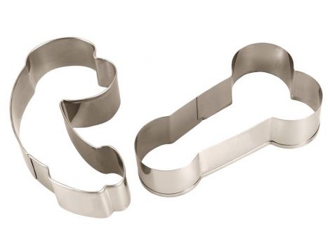 Zestaw 2 metalowych wykrawaczek do ciastek penis 10 cm - 3