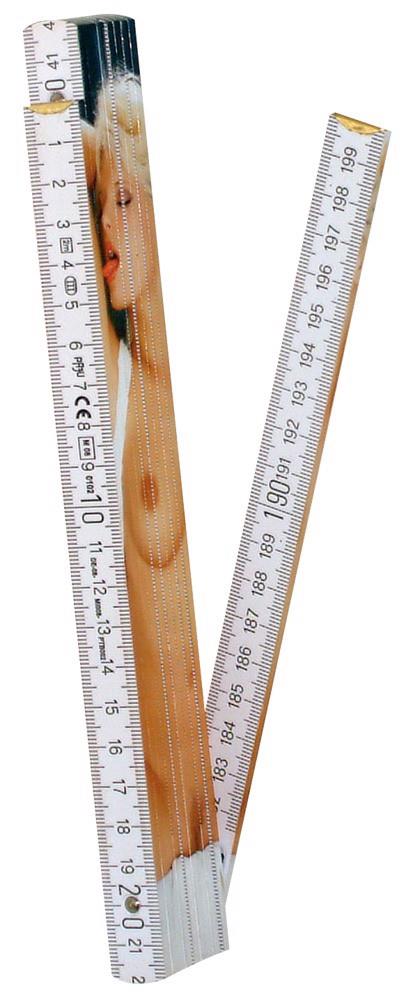 folding ruler "girl" 2m