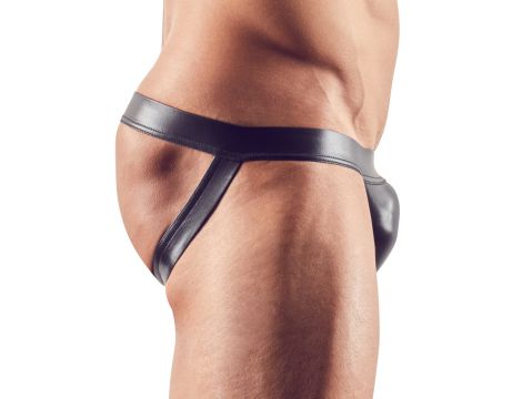Jock męski elastyczny Svenjoyment czarny błyszczący XL - 5