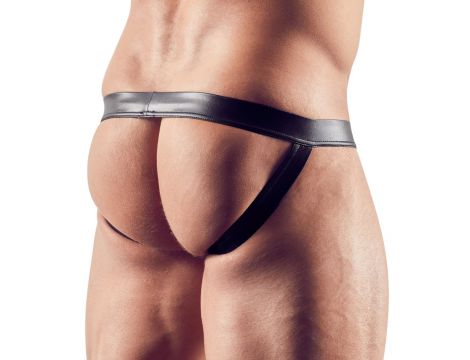 Jock męski elastyczny Svenjoyment czarny błyszczący XL - 9