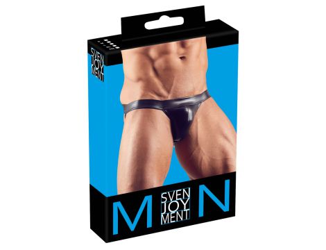Jock elastyczny Svenjoyment błyszczący czarny 2XL - 2