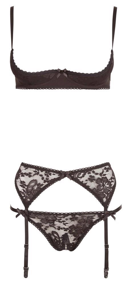 shelf bra set 75b/s