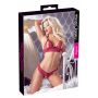 Komplet bielizny Cottelli LINGERIE koronka otwarty L - 3