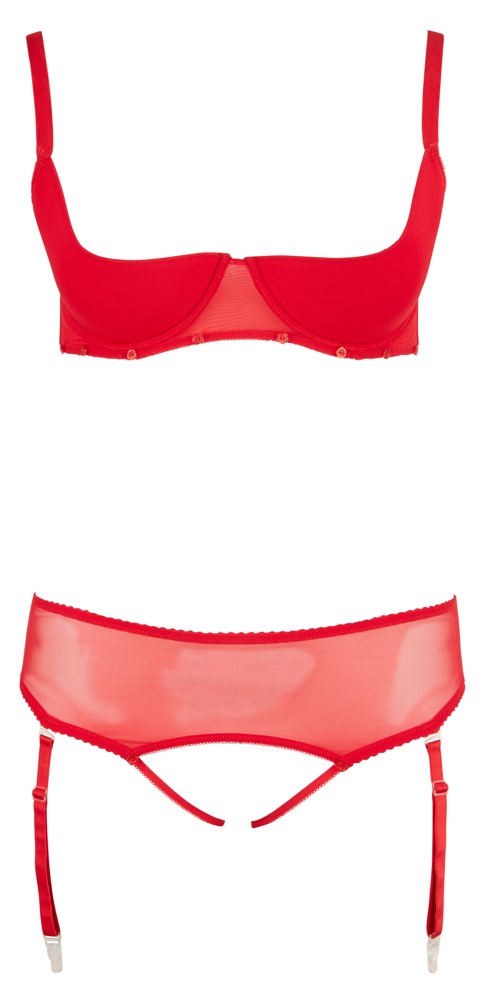 bra set red 95e/2xl