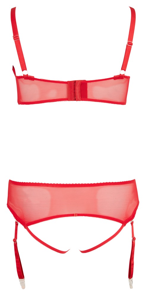 bra set red 95e/2xl