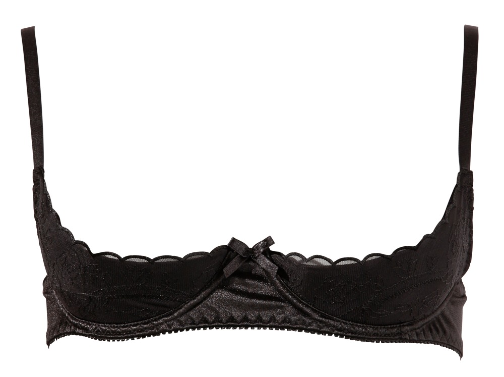 basic shelf bra black 80b