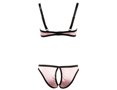 Komplet Shelf Bra satynowy Cottelli Lingerie 80B - 9