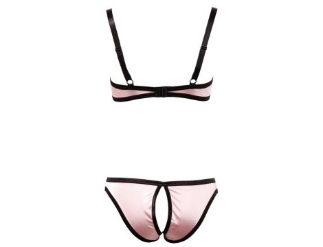 Komplet Shelf Bra satynowy Cottelli Lingerie 80B - 11
