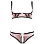 Komplet Shelf Bra satynowy Cottelli Lingerie 80B - 6