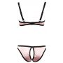 Komplet Shelf Bra satynowy Cottelli Lingerie 80B - 10