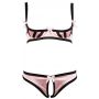 Komplet Shelf Bra satynowy Cottelli Lingerie 80B - 11
