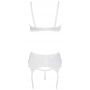 Komplet shelf bra Cottelli Lingerie biały 85C - 9