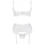 Komplet shelf bra Cottelli Lingerie biały 85C - 19