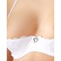 Komplet shelf bra Cottelli Lingerie biały 85C - 20