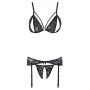 Lace Suspender Set S - 8
