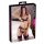 Komplet Cottelli Lingerie koronkowy z otwartym krokiem M