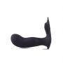 Wibrujący masażer prostaty Toyz4Lovers silikonowy czarny 12 cm z pilotem - 3