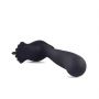 Wibrujący masażer prostaty Toyz4Lovers silikonowy czarny 12 cm z pilotem - 4