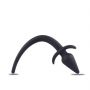 Silikonowy korek analny Toyz4lovers z sznurkiem czarny 8 cm - 4