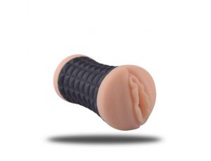 Masturbator podwójny Toyz4lovers czarny 15 cm