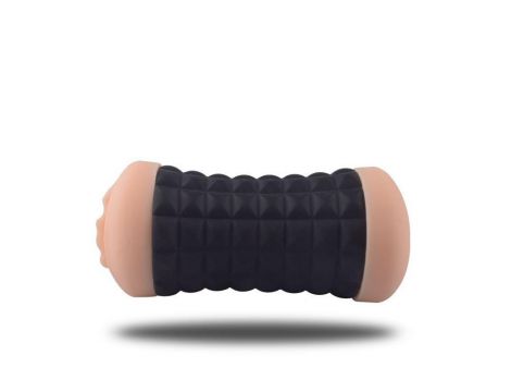 Masturbator podwójny Toyz4lovers czarny 15 cm - 3