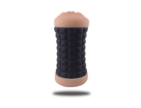 Masturbator podwójny Toyz4lovers czarny 15 cm - 4
