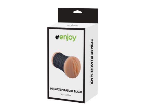 Masturbator podwójny Toyz4lovers czarny 15 cm - 5