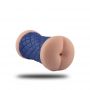 Masturbator podwójny silikonowy Toyz4lovers niebieski 15 cm - 3