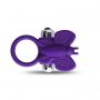 Pierścień wibrujący butterfly Toyz4Lovers fioletowy silikon - 5