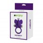 Pierścień wibrujący butterfly Toyz4Lovers fioletowy silikon - 7