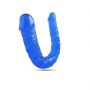 Dildo podwójne Toyz4Lovers Lily niebieskie 15 cm - 3
