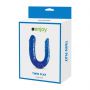 Dildo podwójne Toyz4Lovers Lily niebieskie 15 cm - 6
