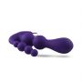 Wibrujący masażer prostaty silikonowy fioletowy 15,5 cm - 4