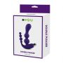 Wibrujący masażer prostaty silikonowy fioletowy 15,5 cm - 6