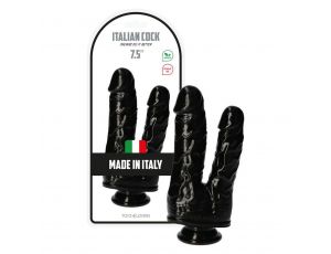 Dildo- Romolo e Remo Black 7.5