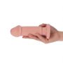 Dildo z cyberskóry Toyz4lovers Caio cielesne 13 cm z przyssawką - 7