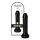 Dildo z cyberskóry Camillo Black Toyz4lovers czarne 16,5 cm