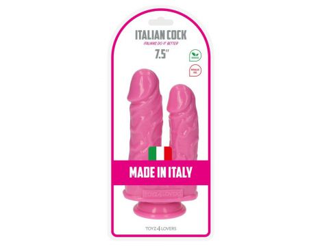 Podwójne dildo Romolo e Remo różowe 18,5 cm - 8