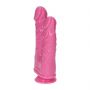 Podwójne dildo Romolo e Remo różowe 18,5 cm - 4