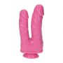 Podwójne dildo Romolo e Remo różowe 18,5 cm - 5
