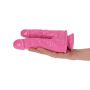 Podwójne dildo Romolo e Remo różowe 18,5 cm - 7