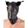 Maska psa z imitacji skóry fetish Collection czarna - 2