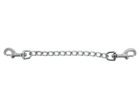 Łańcuch metalowy ZADO srebrny 15 cm - 2