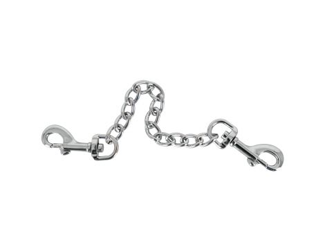 Łańcuch metalowy ZADO srebrny 15 cm - 8
