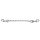 Łańcuch metalowy ZADO srebrny 15 cm