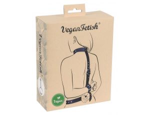 Regulowane kajdanki na szyję i nadgarstki Vegan Fetish