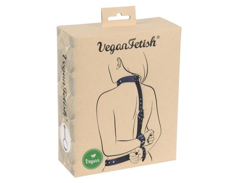 Regulowane kajdanki na szyję i nadgarstki Vegan Fetish - 2