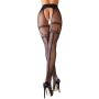 Rajstopy bezmajtkowe Cottelli LEGWEAR z podwiązką L/XL - 5