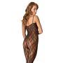 Bodystocking koronkowy Lace Catsuit NO:XQSE S/M ze stopą - 10